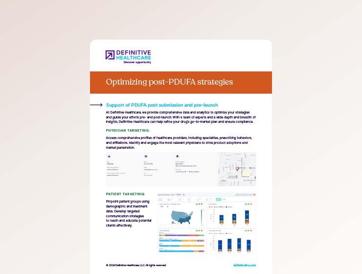Optimizing post-PDUFA strategies